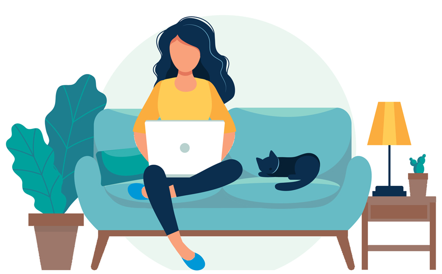 leaving care home illustration